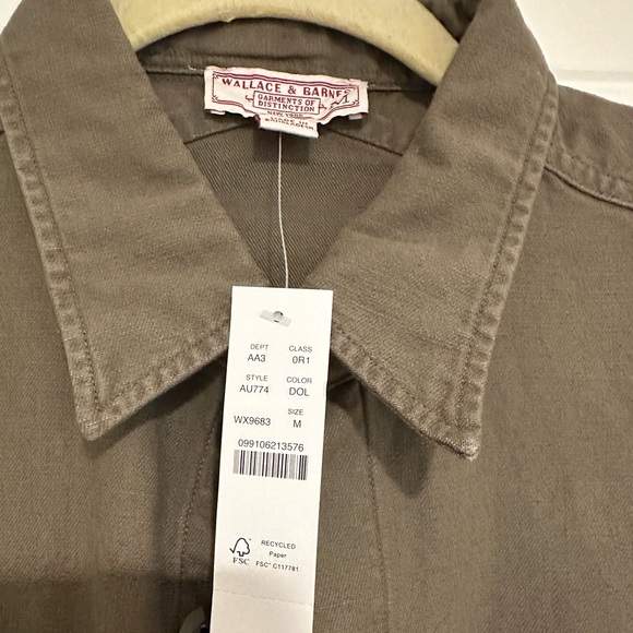 J. Crew Shirts Military Inspired Shirt Jacket New With Tags Medium